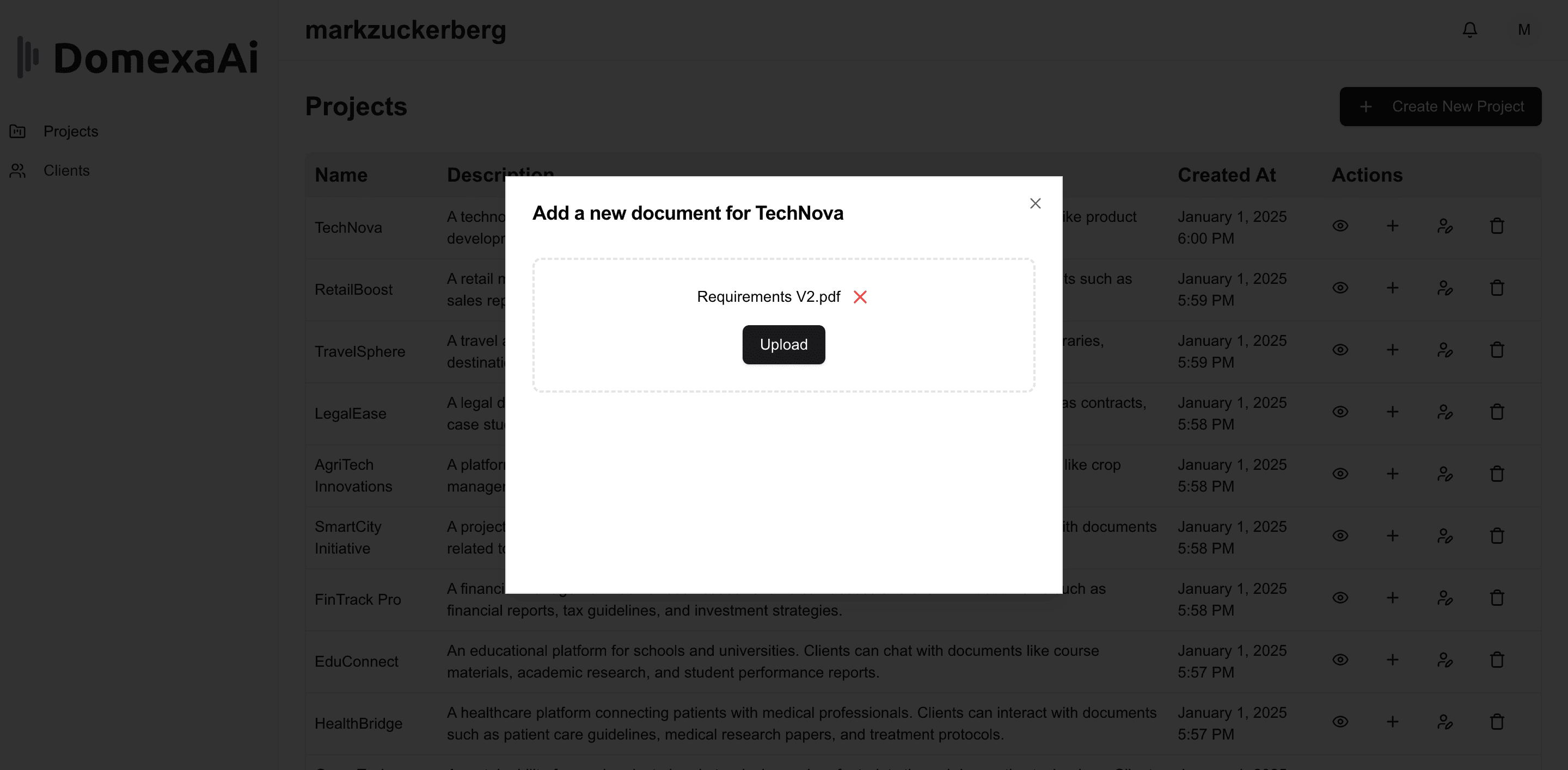 Add New Document