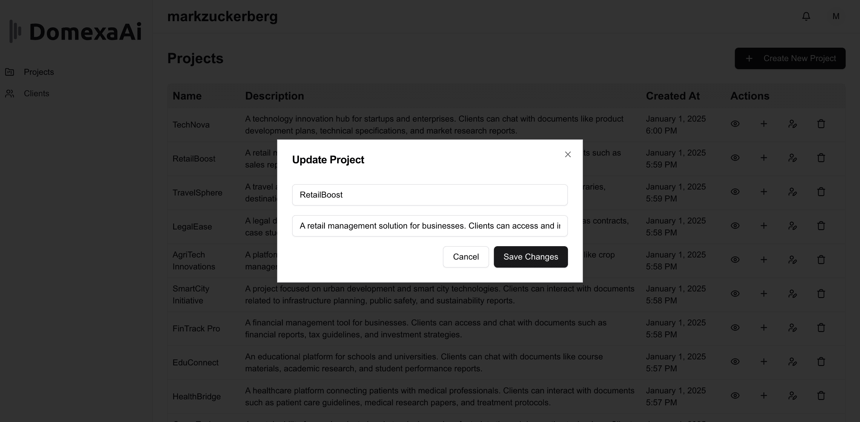 Update Project