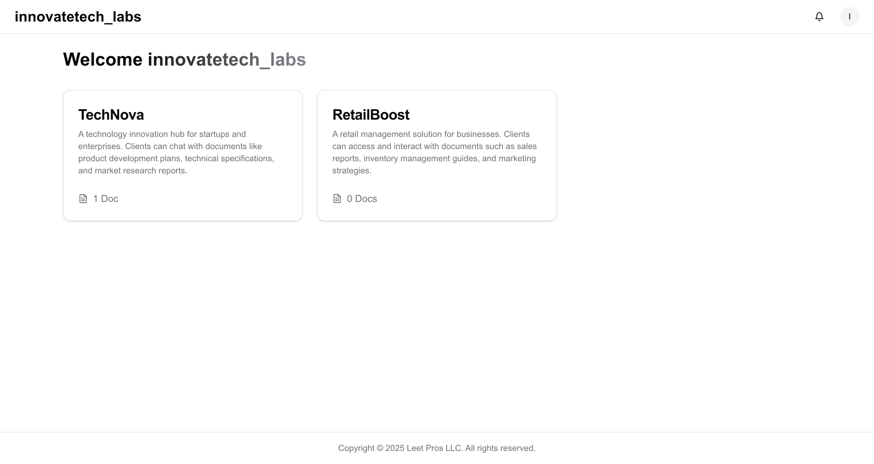 Client Dashboard